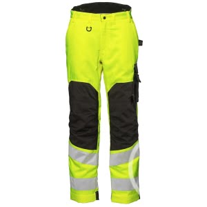 Vinterbyxa Worksafe Fodrad Kl2 HvGul/Svart XS-3XL