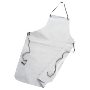 Förkläde Worksafe Läder spalt, 60X90 cm Light Grey
