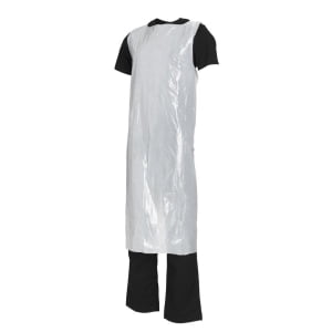 Förkläde Worksafe PE Vit på rulle 800x1400x0,0185mm, i dispenser