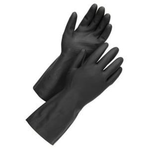 Kemskyddshandske latex flockad Worksafe Chem 50-468 10-12