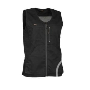 Serviceväst svart Unisex 2XS-L Worksafe