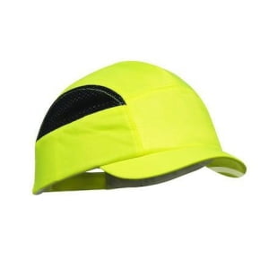 Stötskyddskeps Worksafe Air 30mm skärm Hi-Vis Gul