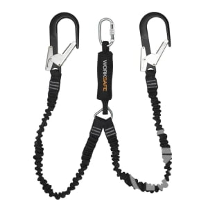 Falldämparlina Worksafe Twin Lanyard 2x2m