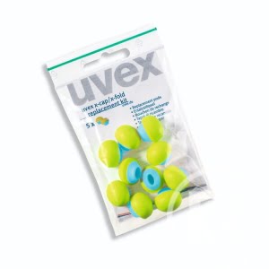 Utbytesproppar uvex X-Cap & X-fold 5 par