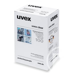 Rengöringsservetter uvex 9963.000 glasögon 100/frp