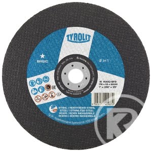 TYROLIT kapskiva 2IN1 178x1,6x22,23 rak A46Q BASIC stål/rostfritt stål